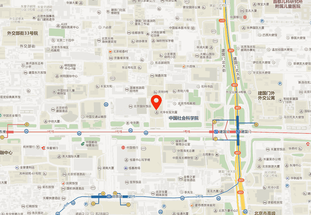 光华长安大厦位置地图